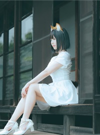 ElyEE Vol.117 2023 July B-Dongitsune~White dress fox girl in white dress(34)